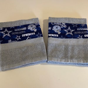 COWBOYS 2 PIECE SET / Dallas Cowboys Hand Towel Gift Set / Nfl Cowboys Gifts