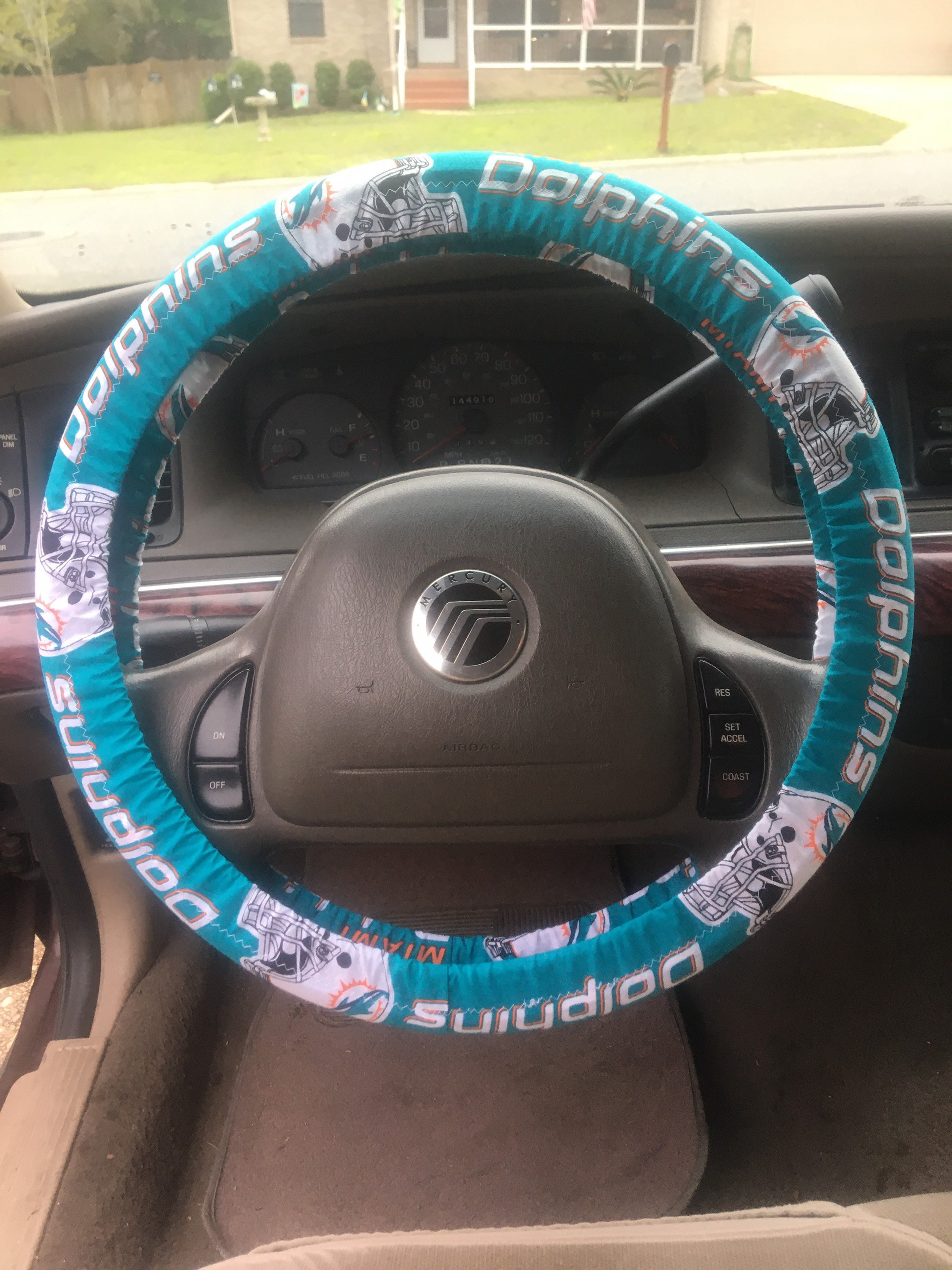 MIAMI DOLPHINS Steering Wheel Cover