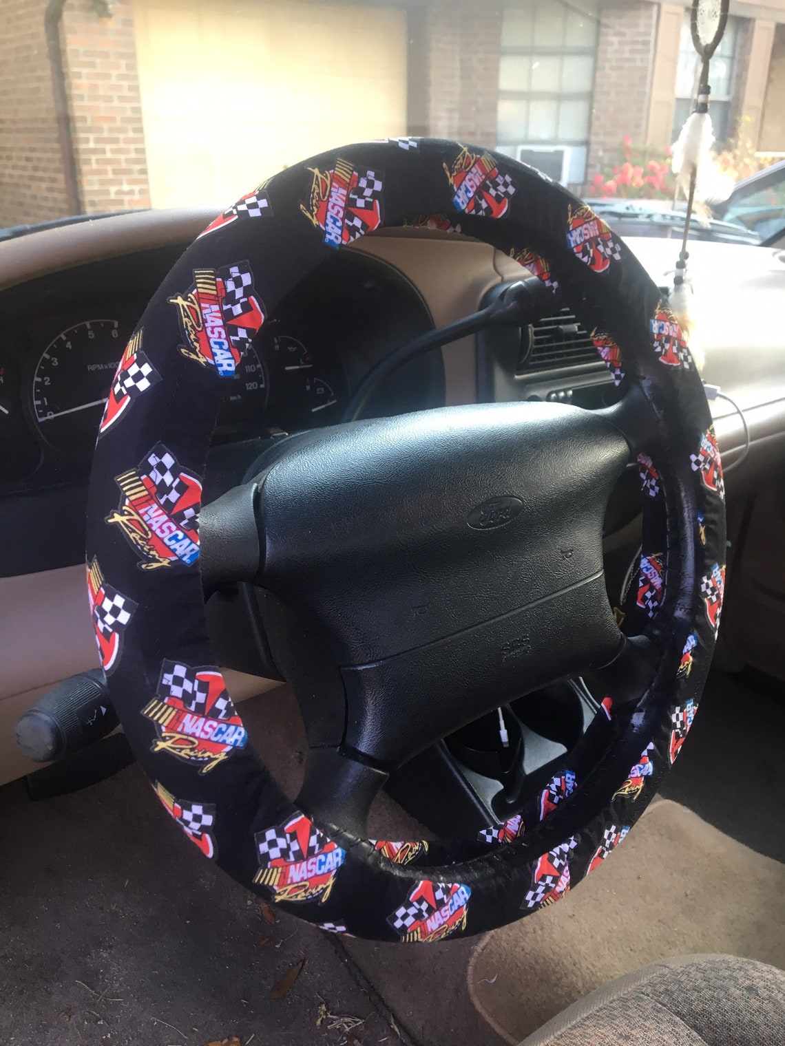 NASCAR Steering Wheel Cover / Nascar Racing Auto Accessories / Etsy