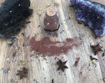 Red brick dust, brick dust, protection brick dust, banishing brick dust, hex breaking brick dust, 2.5oz.