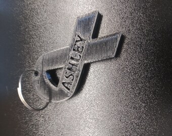 Skin Cancer Awareness Keychain-Personalized