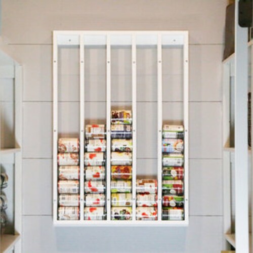 DIY Wall Mounted Can Organizer Do It at Home Pdf Etsy