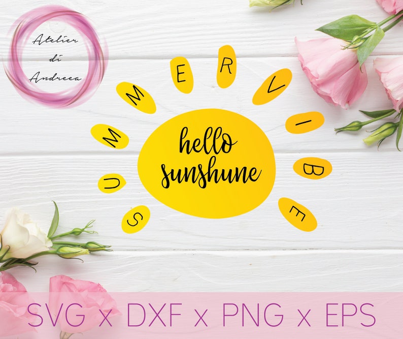 Download Hello Sunshine Heart Summer Sun Svg File For Cricut Great For Tshirt Sign Card Design Ideas Sign Love Cute Decor Ideas Cursive Kids Teens Art Collectibles Prints Commentfer Fr