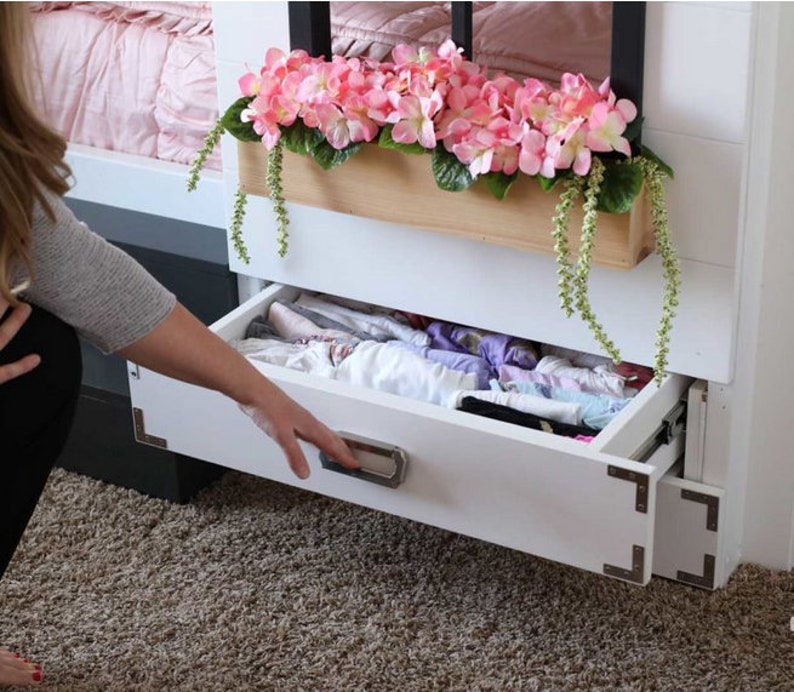 DIY House Bunk Bed Plan Etsy