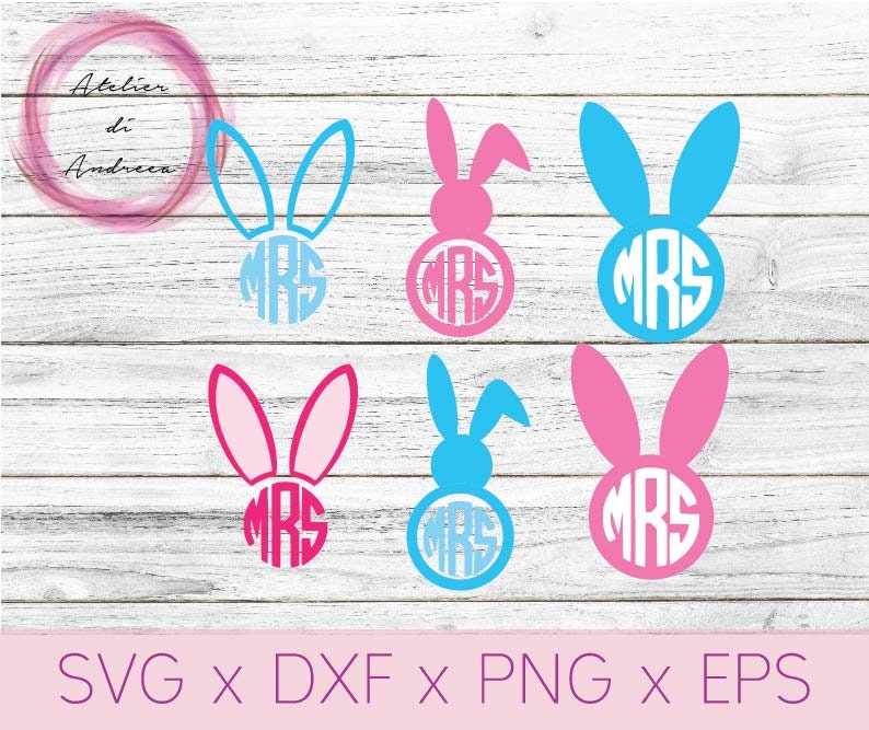 Download Includes Svgpngdxf Formats Easter Svg Monogram Frame Svg Silhouette Glowforge Bunny Monogram Svg Digital Download For Cricut Art Collectibles Prints Gkjwonosari Com