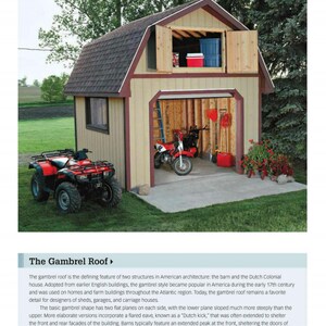 Garaje para coches plan Gambrel | Etsy