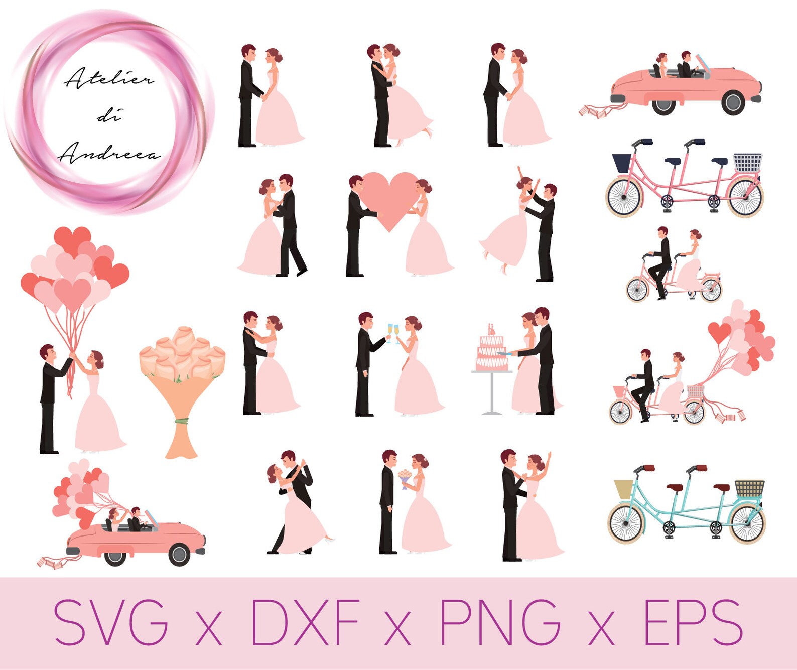 Download Wedding svg bundle Bride svg Wedding bundle Bridesmaid svg | Etsy