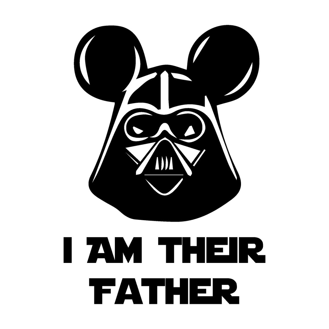 I am their father darth vader svg star wars svg darth vader | Etsy