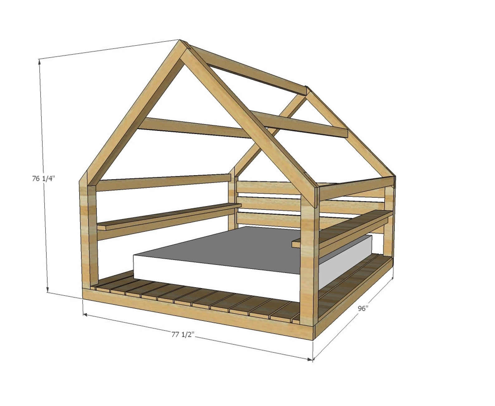 DIY Outdoor day bed plans Etsy