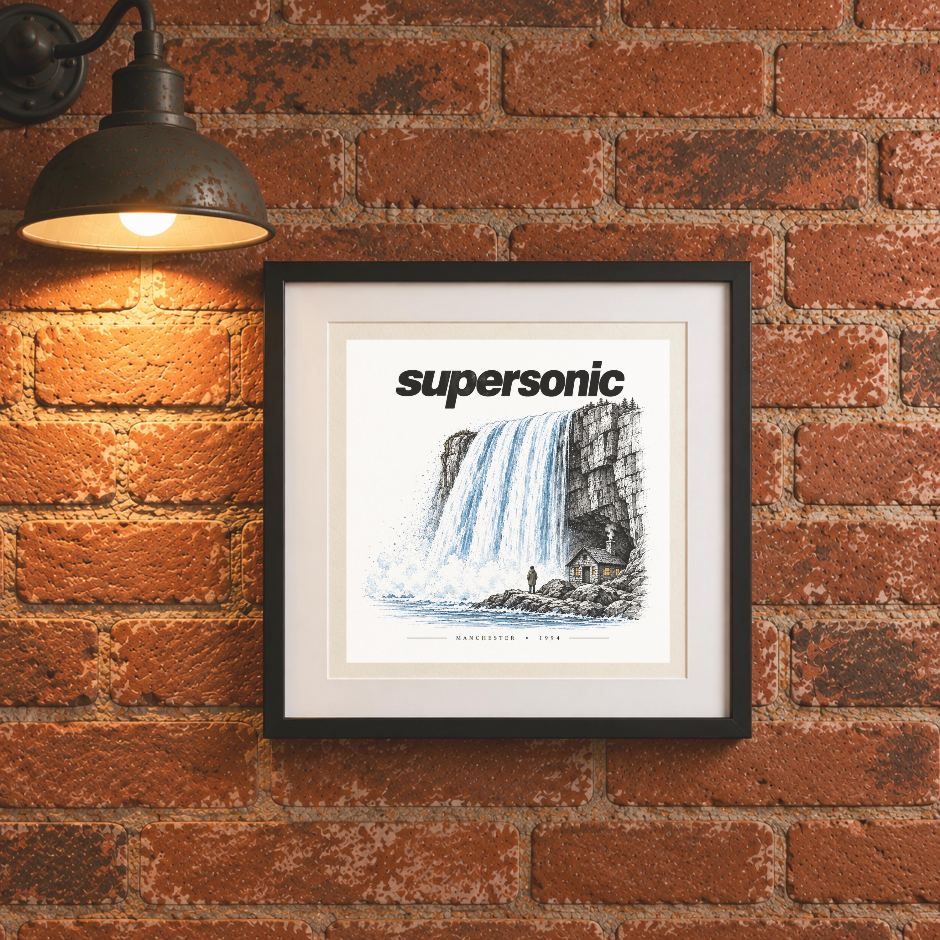 Oasis Supersonic Poster - Etsy