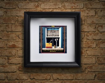 The Smiths Art / Impresión con letra de La Reina Está Muerta / Homenaje a Morrissey Blighty / Decoración de pared musical de Manchester / Regalo de Madchester.