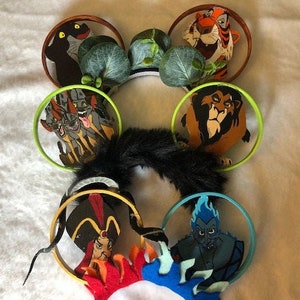 Hand Painted Wooden Disney Ears (custom)