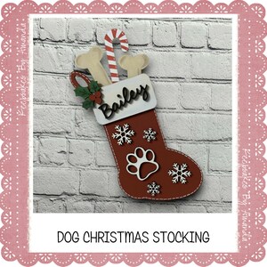 Dog Christmas Stocking, personalised dog gift, dog christmas gift, dog gift