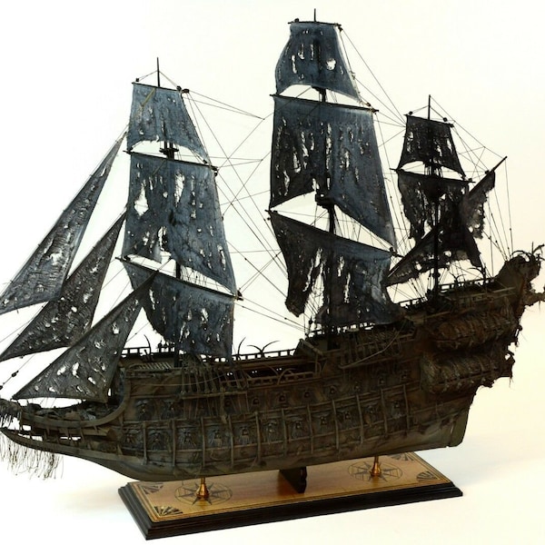 Handmade wooden Flying Dutchman model ship fully assembled 36 Inches (Museum Quality)