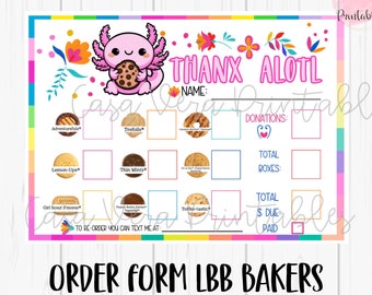 LBB Girl Scout Cookie Order Thank You Printable Little Brownie Cookies ...