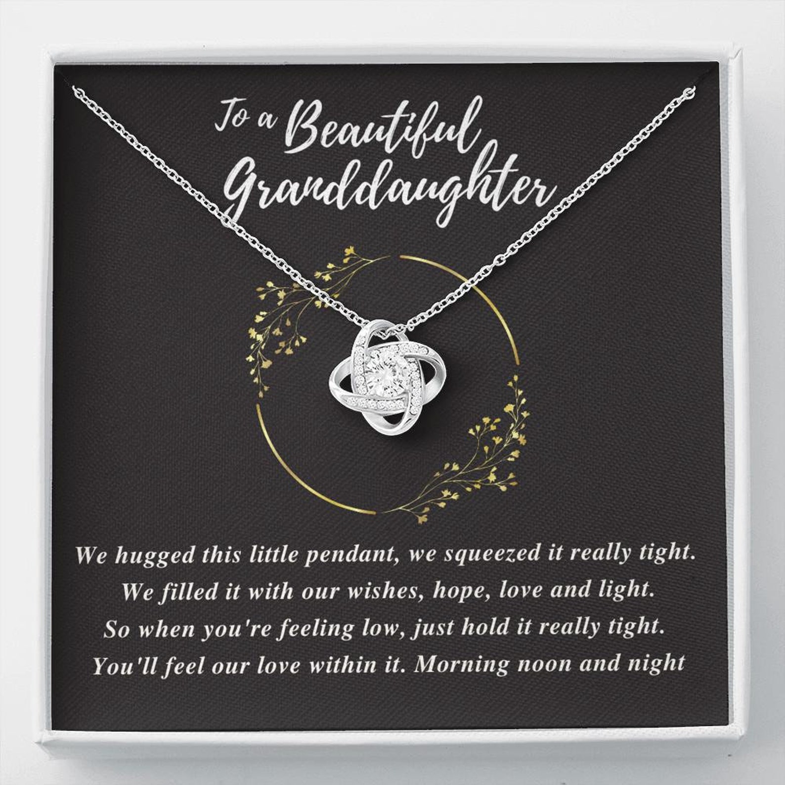 Granddaughter Necklace, Sweet 16 Gift, Granddaughter Gifts