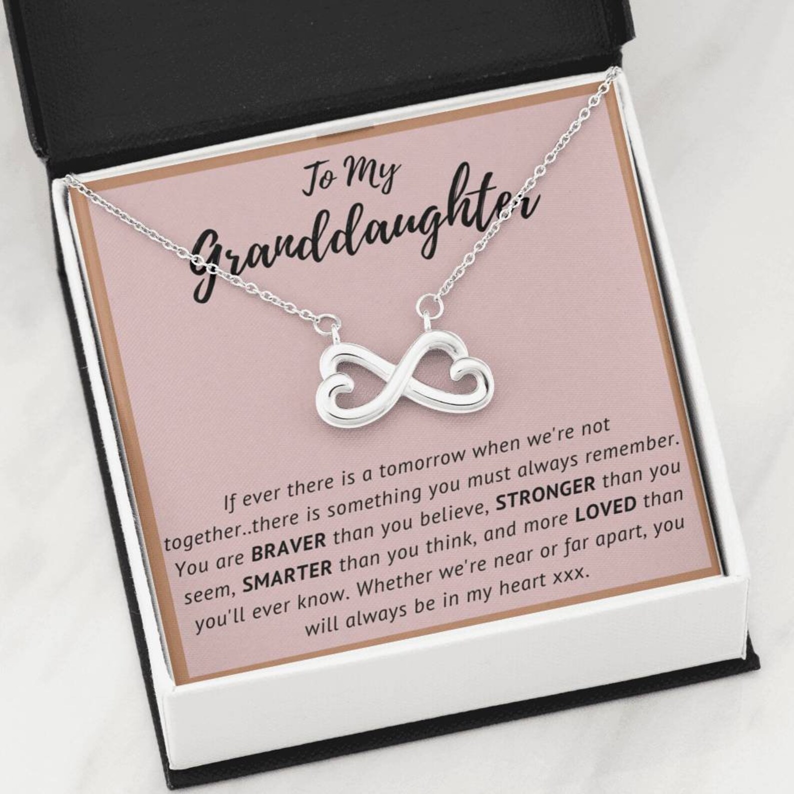 Granddaughter Necklace Sweet 16 Gift Granddaughter Gifts Etsy