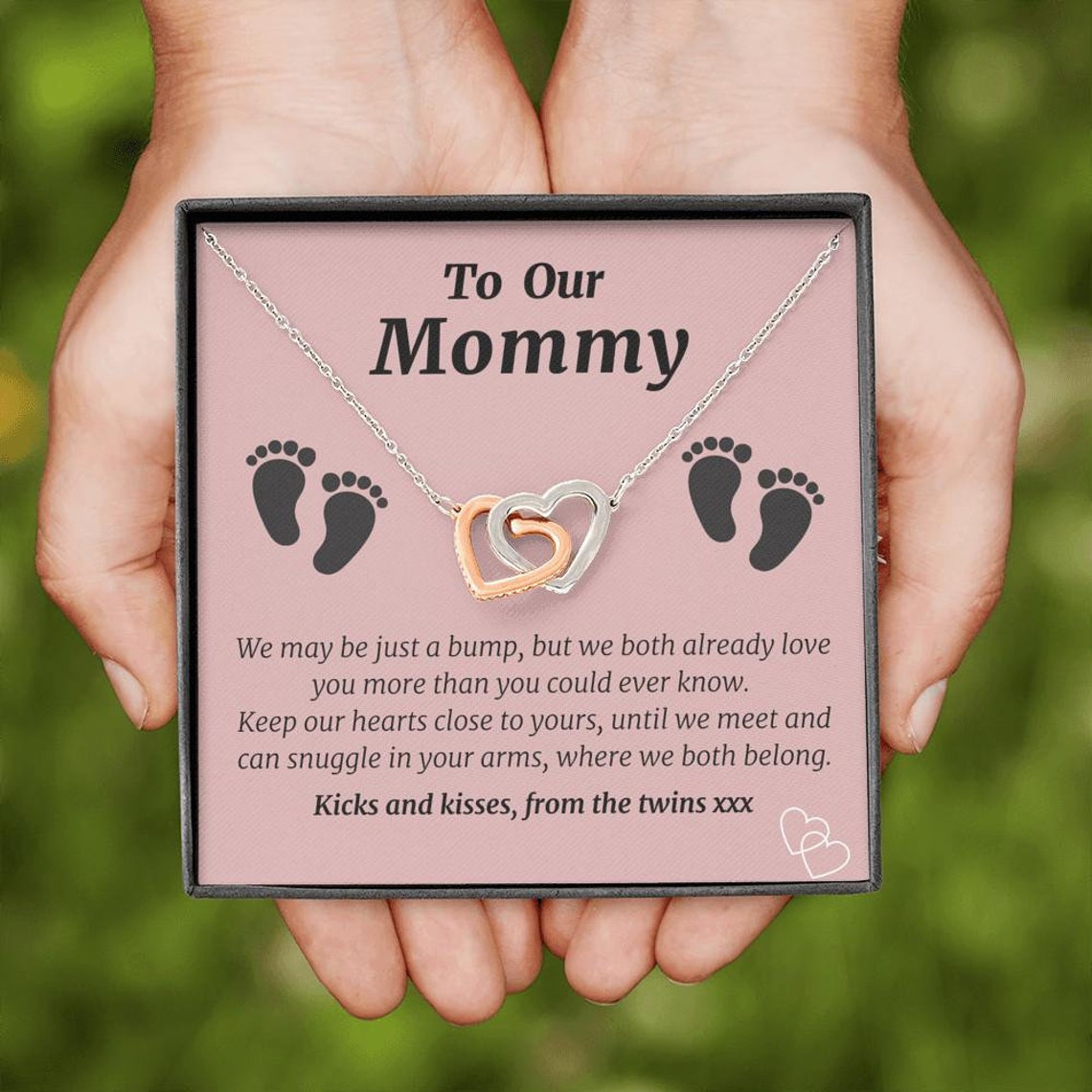 Twin Baby Gift Twins Baby Shower Twins Gender Reveal Future Etsy