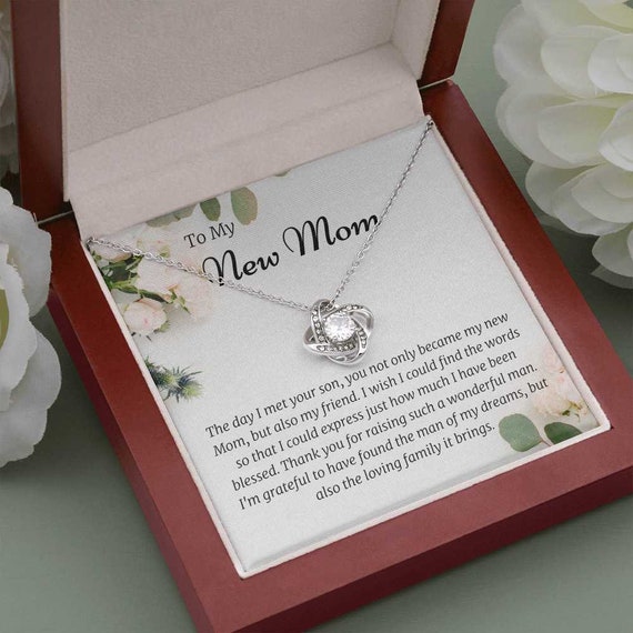 New Mom Necklace, Mother in Law Gift, Mothers Day Jewelry Gifts, Gift for Mom, to My Boyfriends Mom Gift, Future Mother in Law, Mom in Law