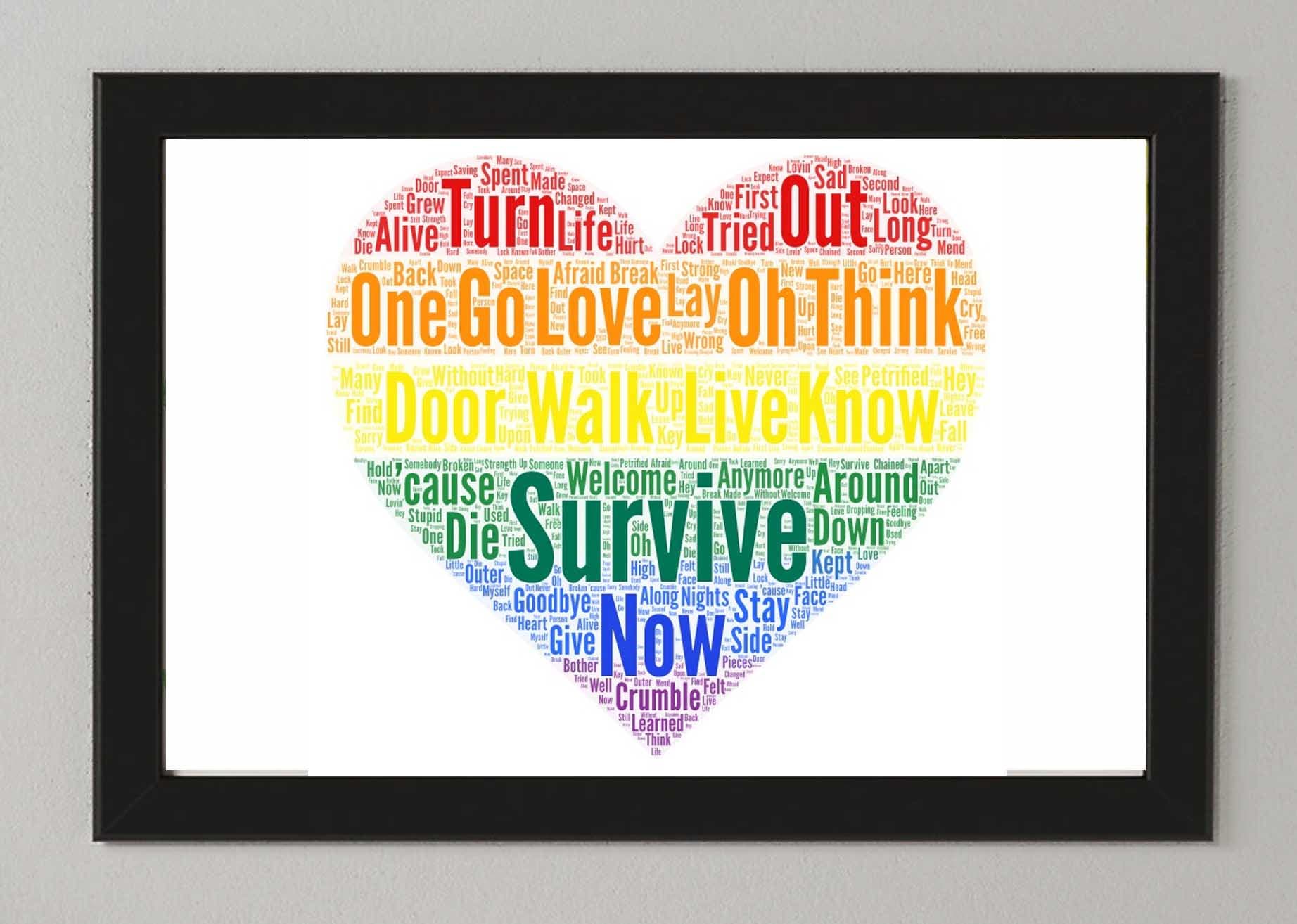 gay-pride-song-lyrics-rainbow-poster-available-in-any-song-etsy