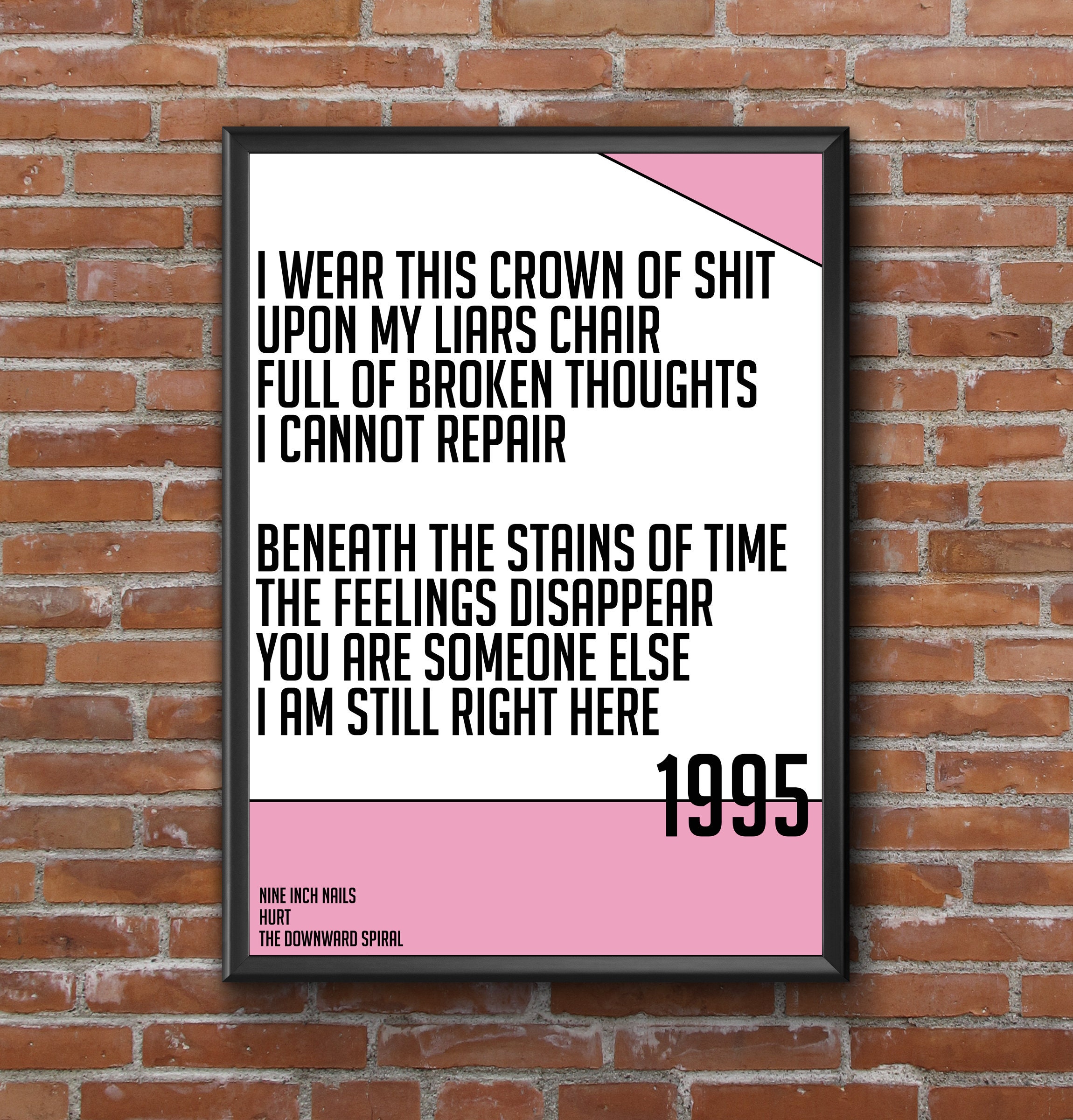 Don't Give Up Peter Gabriel & Kate Bush Lyrics Art Etsy