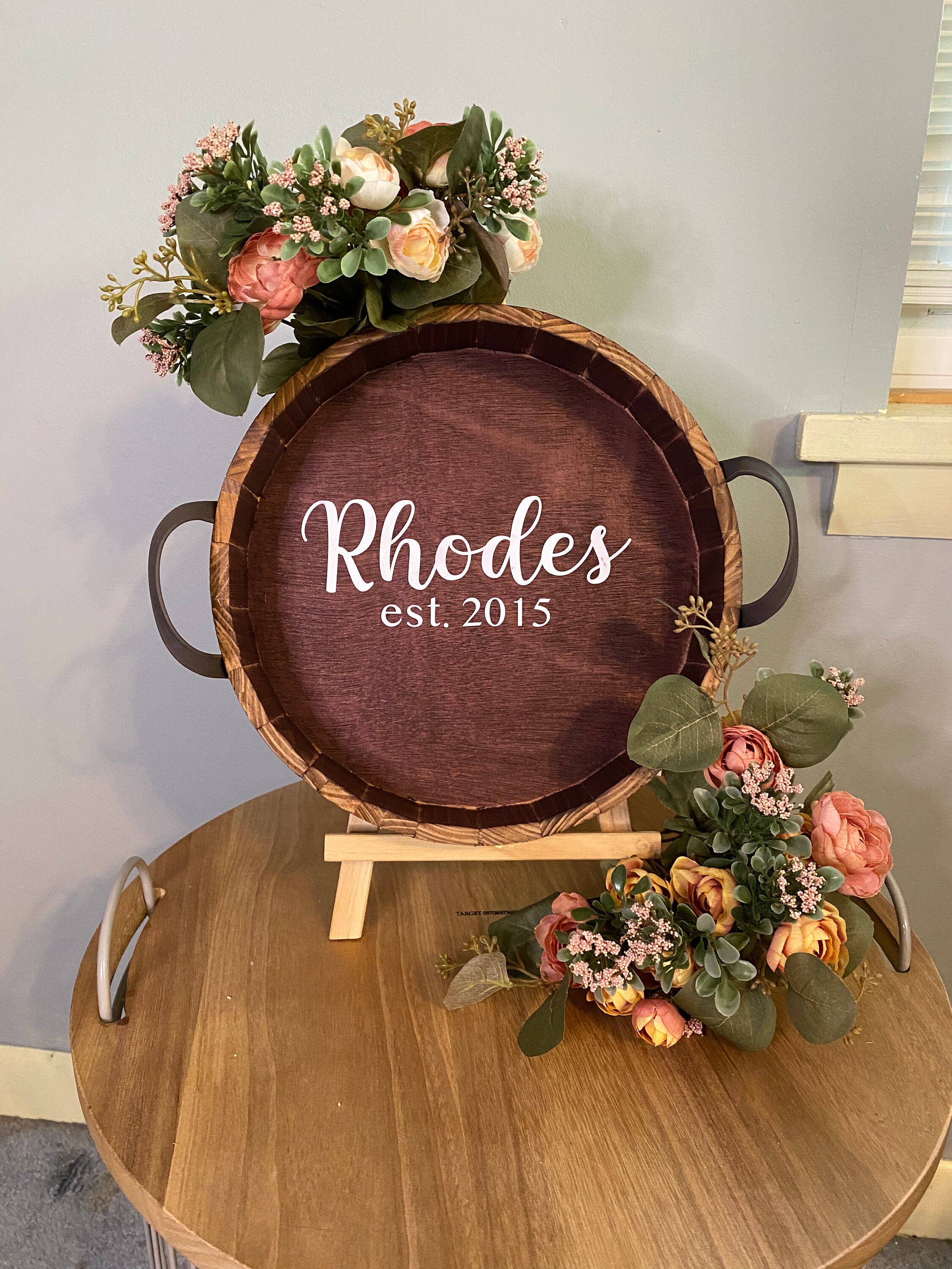 Customizable Name Sign Tray - Etsy