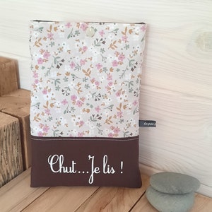 Pochette à livre de poche en coton imprimé, étui à livre, idée cadeau Noël, maîtresse... 3