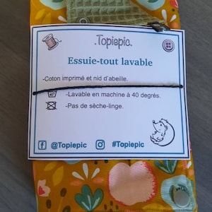 Essuie-tout lavable et réutilisable 7