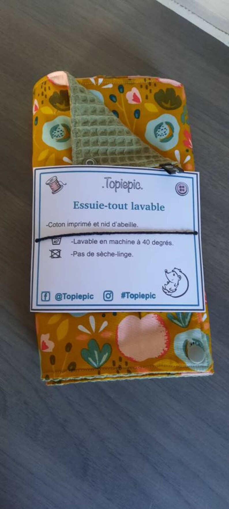 Essuie-tout lavable et réutilisable 7