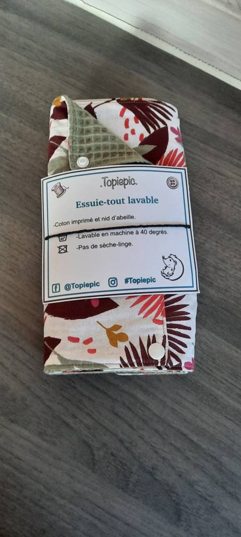 Essuie-tout lavable et réutilisable 2