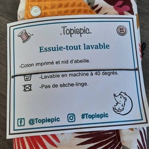 Essuie-tout lavable et réutilisable 5