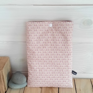 Pochette à livre de poche en coton imprimé, étui à livre, idée cadeau Noël, maîtresse... 1