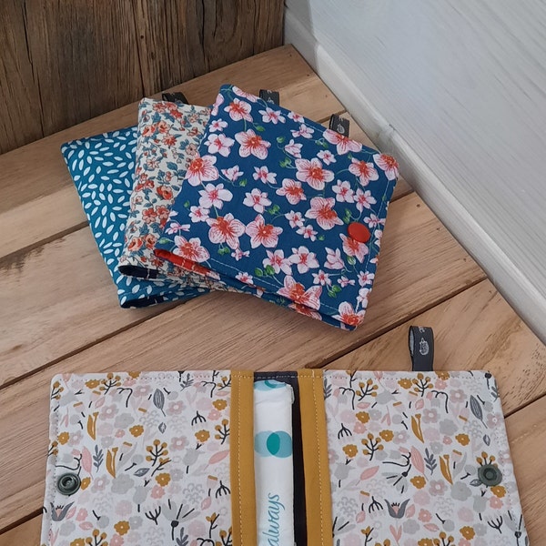 Pouch, storage case for sanitary napkins
