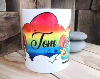 Mug enfant personnalisable en céramique blanc