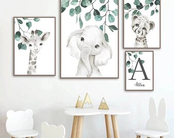 Tableau Chambre Enfant Animaux Etsy Tableau Chambre Enfant Animaux Etsy