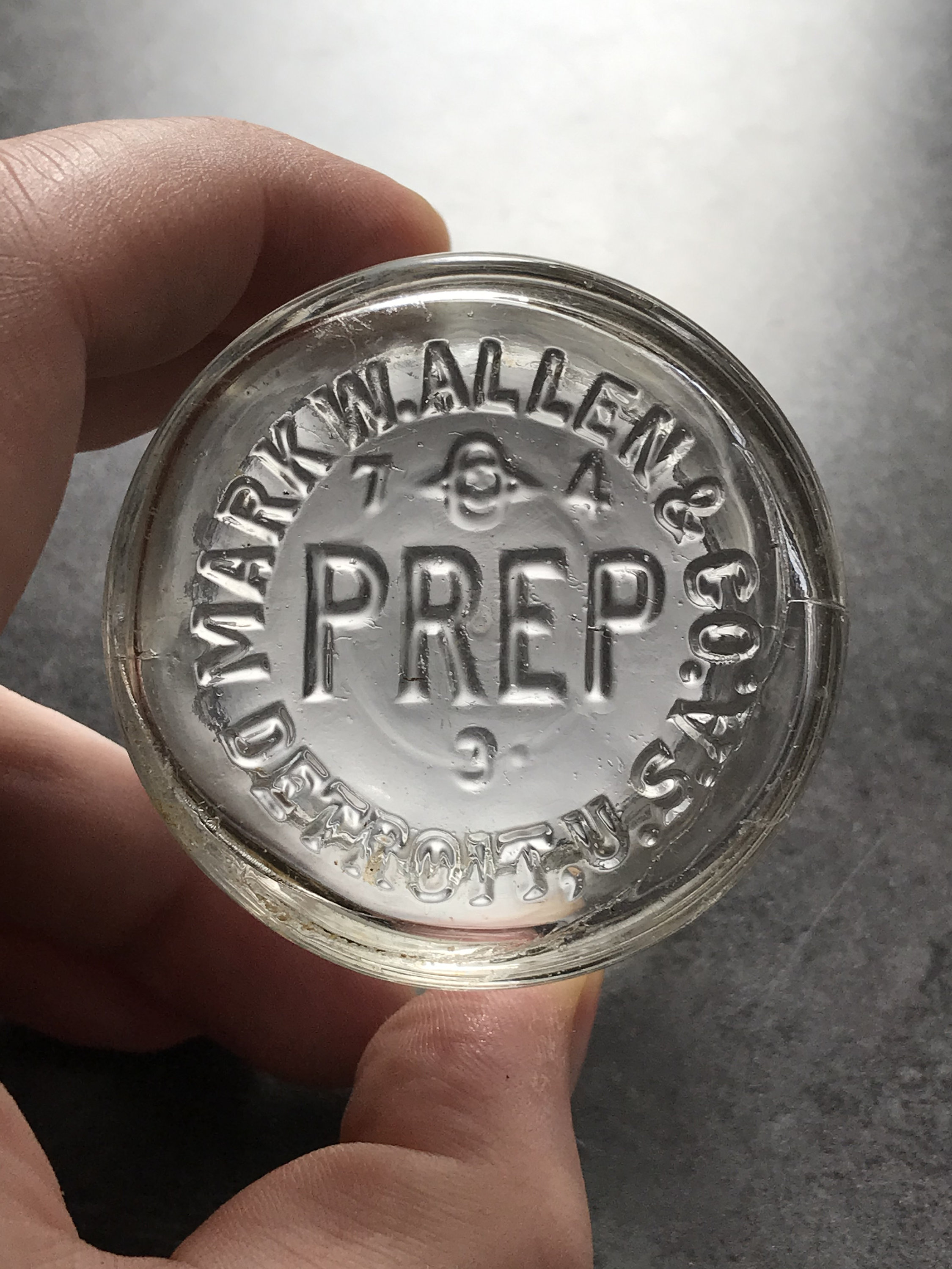 Mark W. Allen & Co. Detroit Aftershave Bottle Etsy