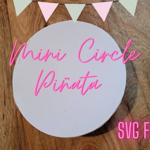 Circle Mini Pinata SVG File: DIY Cut File