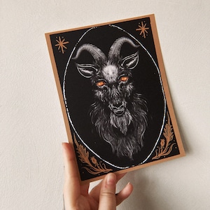 Black Phillip // Chèvre // Illustration Impression artistique