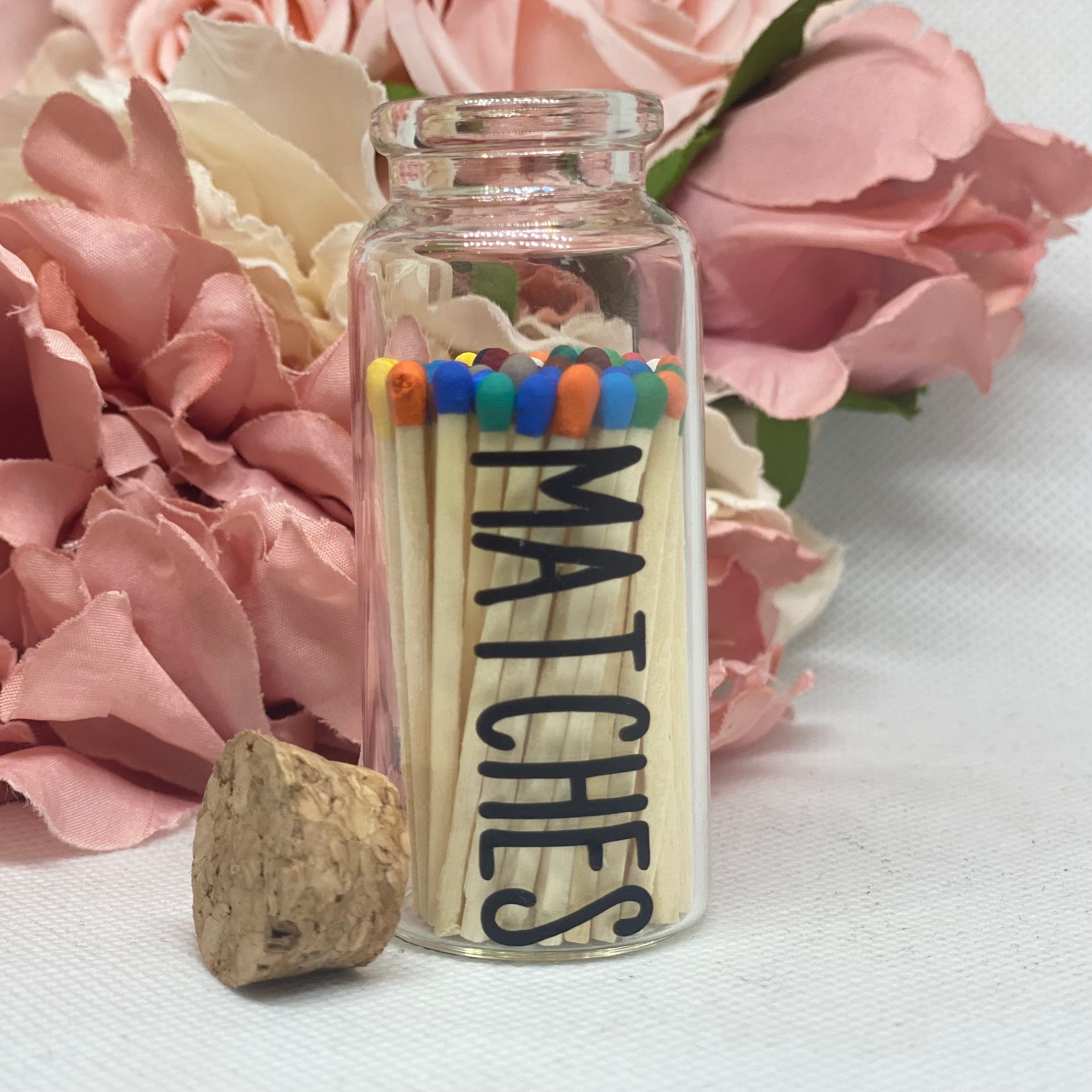 50 Rainbow Matches Personalised Matches Candle Matches Etsy