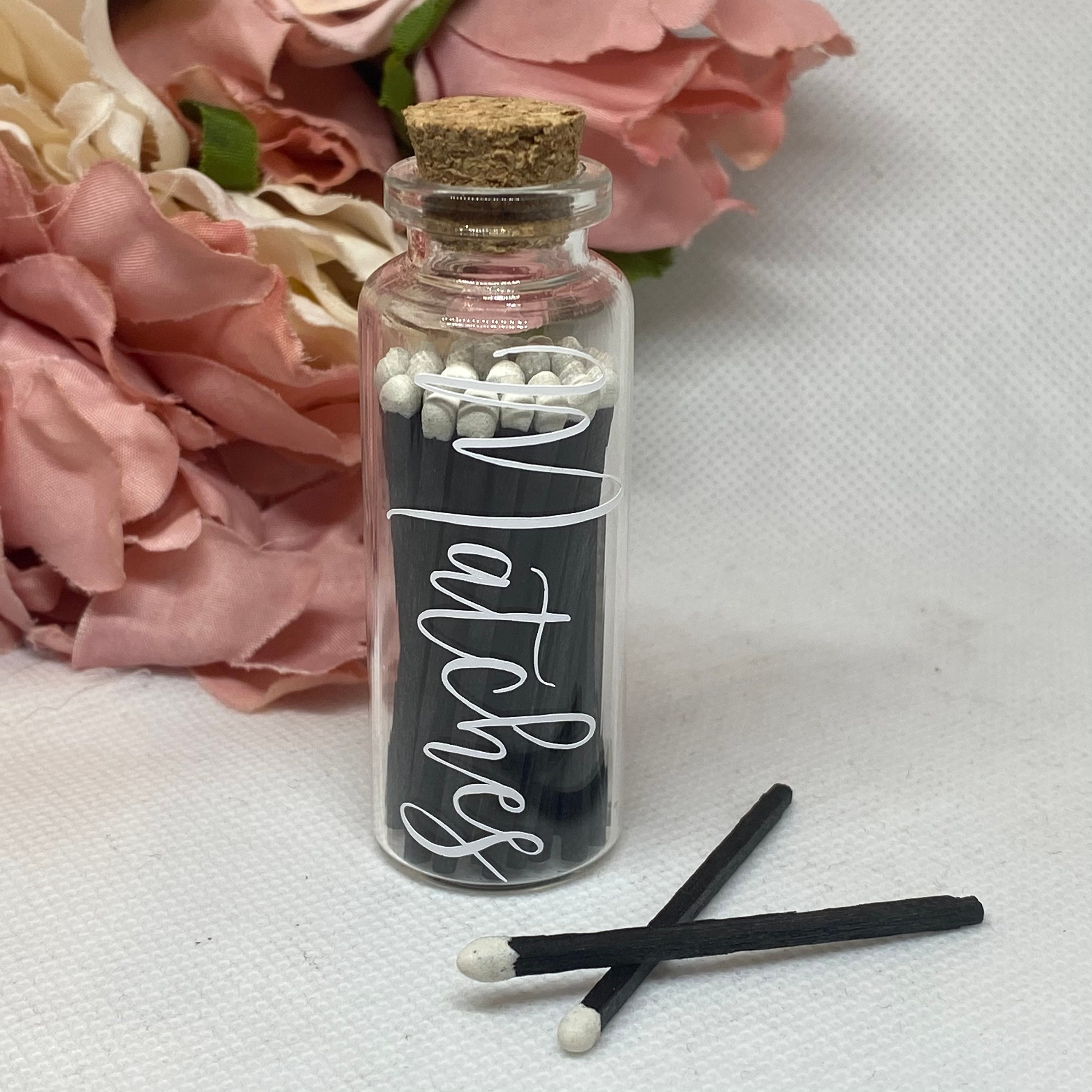 Black Coloured Tip Matches Luxury Matches Mini Matches Etsy