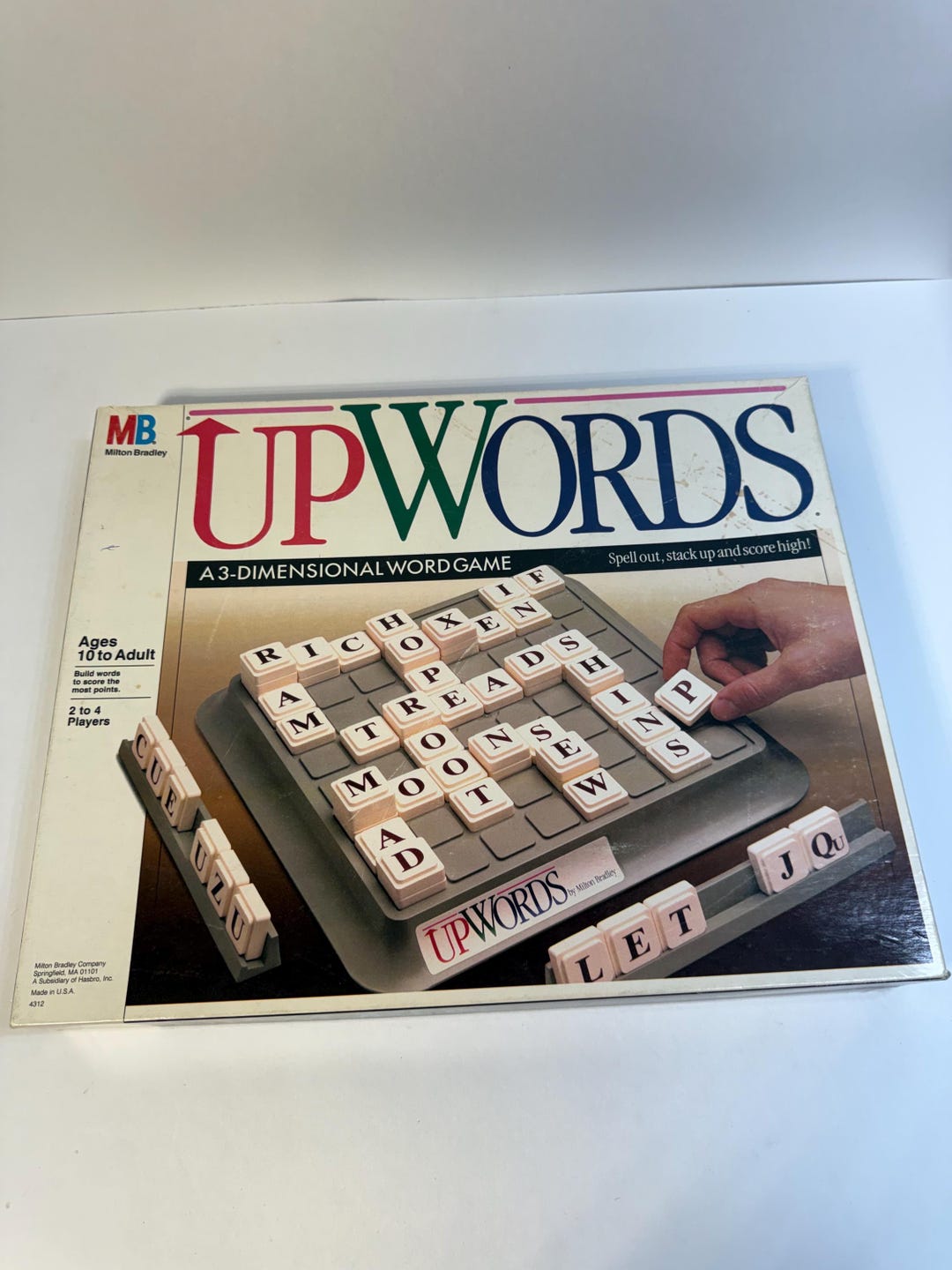 Vintage Upwords 3-demensional Word Board Game 1988 - Etsy