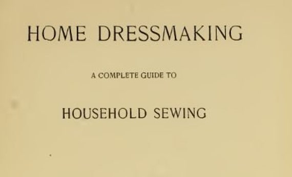 household sewing with home dressmaking
