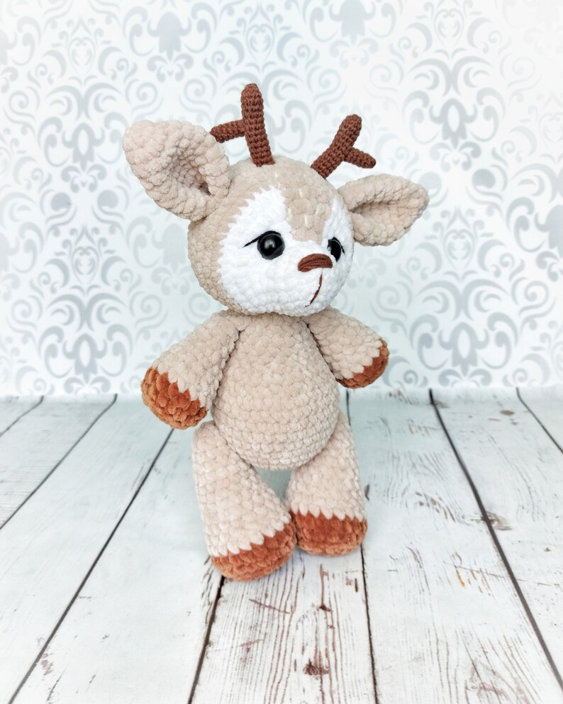 Amigurumi DEER crochet pattern animal in a dress Etsy