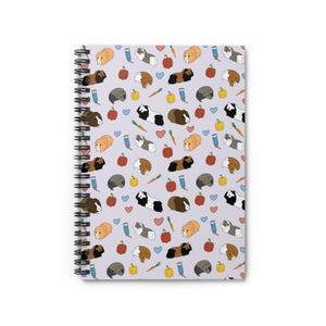 Guinea Pig Spiral Notebook - Ruled Line, College Ruled Journal, Cute Pet Notepad, Animal Lover Diary, Small Notebook for Kids, Rodent