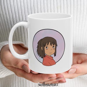Anime Mug, Studio Ghibli Inspired Ceramic Mug, Cozy Gift Mug, Anime Coffee Cup, Tea Mug, Otaku Mug, Geek Mug