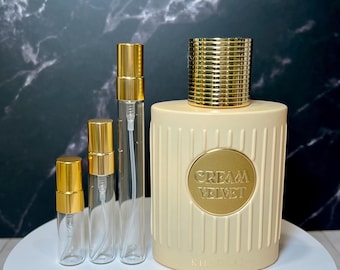 Khadlaj Cream Velvet Perfume Sample|Middle Eastern Perfume
