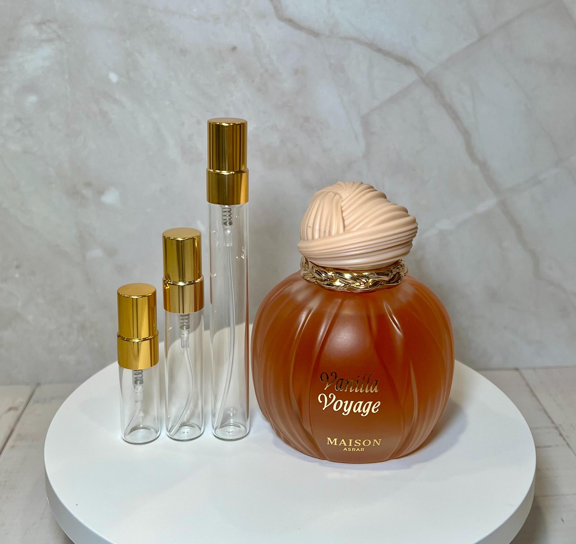 Maison Asrar Vanilla Voyage Perfume Sample| Middle Eastern Perfume