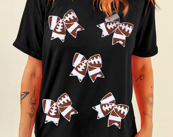 Fußball Shirt mit Chenille Applikation und Bogen