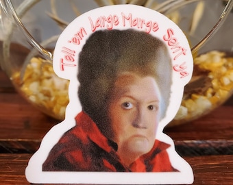 Große Marge | Großes Abenteuer | Sticker | Die Cut | Kleines | 80er | Pee Wee Herman