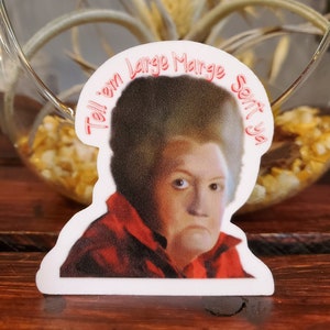 Large Marge | Big Adventure | Sticker | Die Cut | Small | 80s | Pee Wee Herman